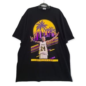 Kobe Bryant Legendary 24 Mamba Black T-Shirt 3XL NWOT